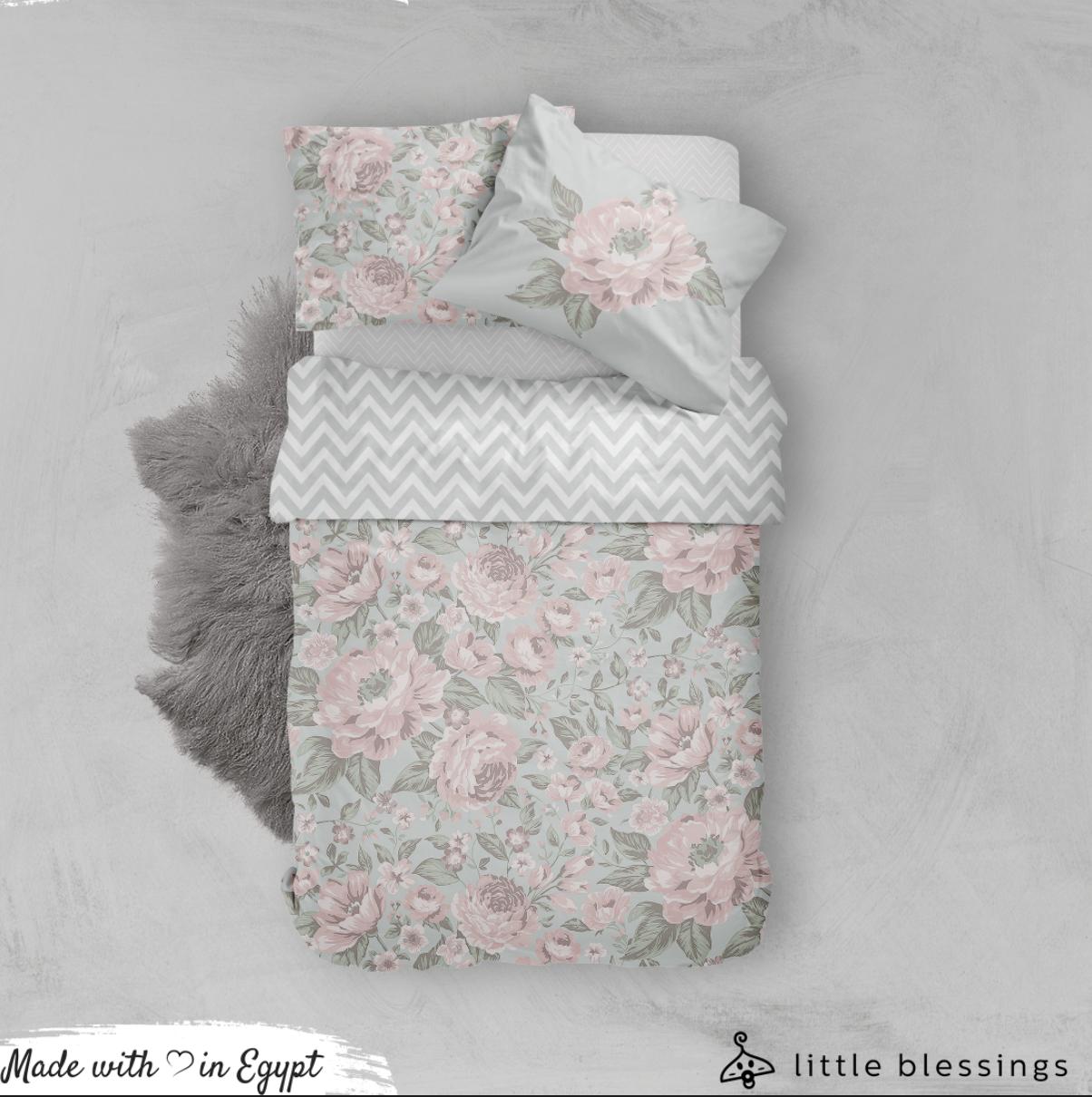 Rose Garden Bed Set