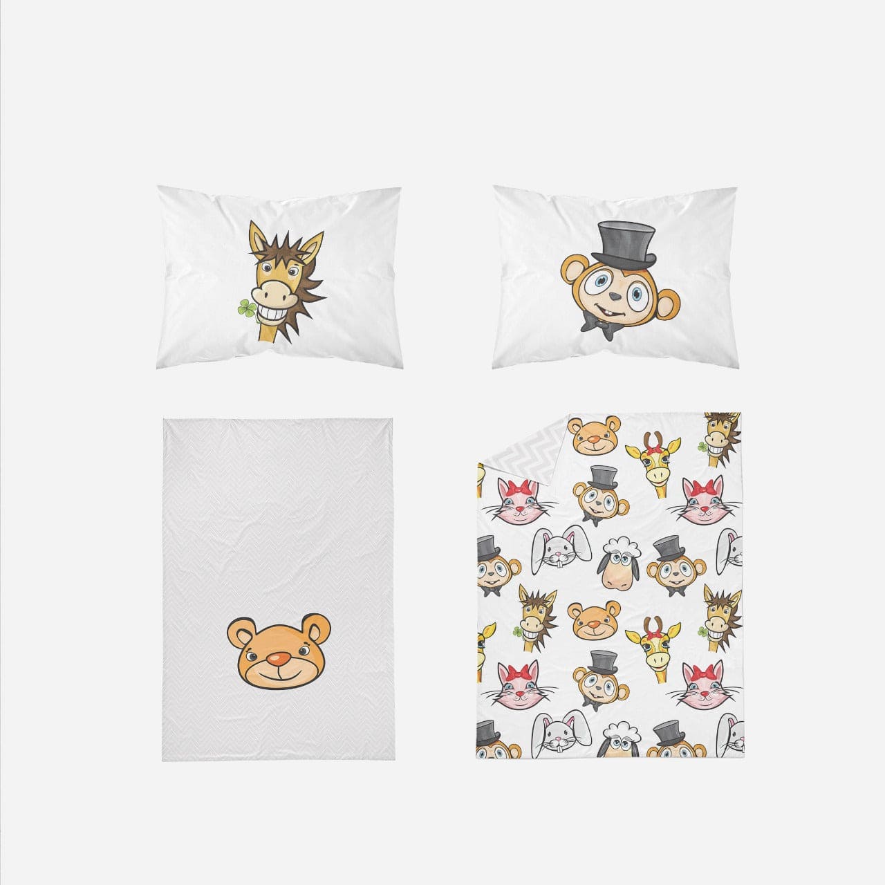 Animals Bed Set