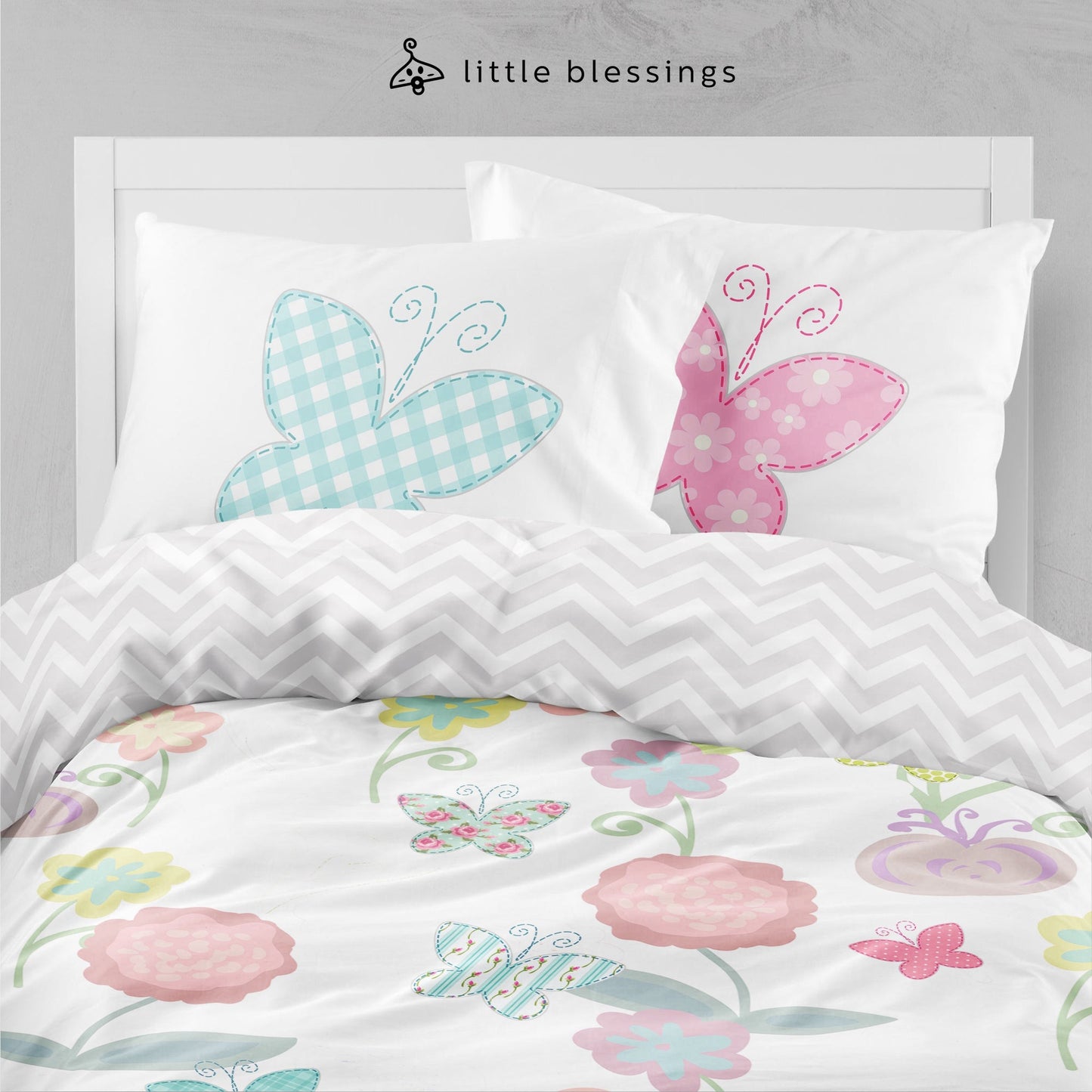 Flowers & Butterflies Bed Set