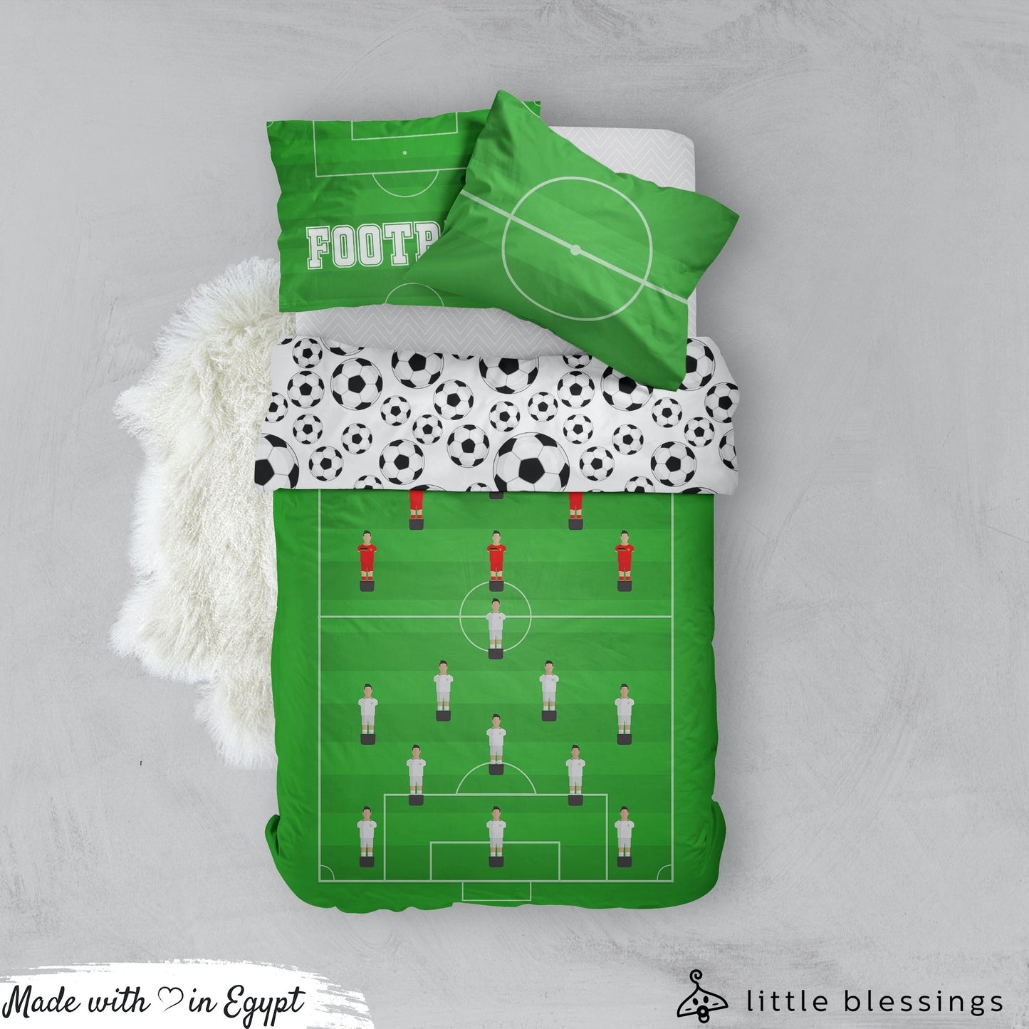 Football Pitch Bed Set