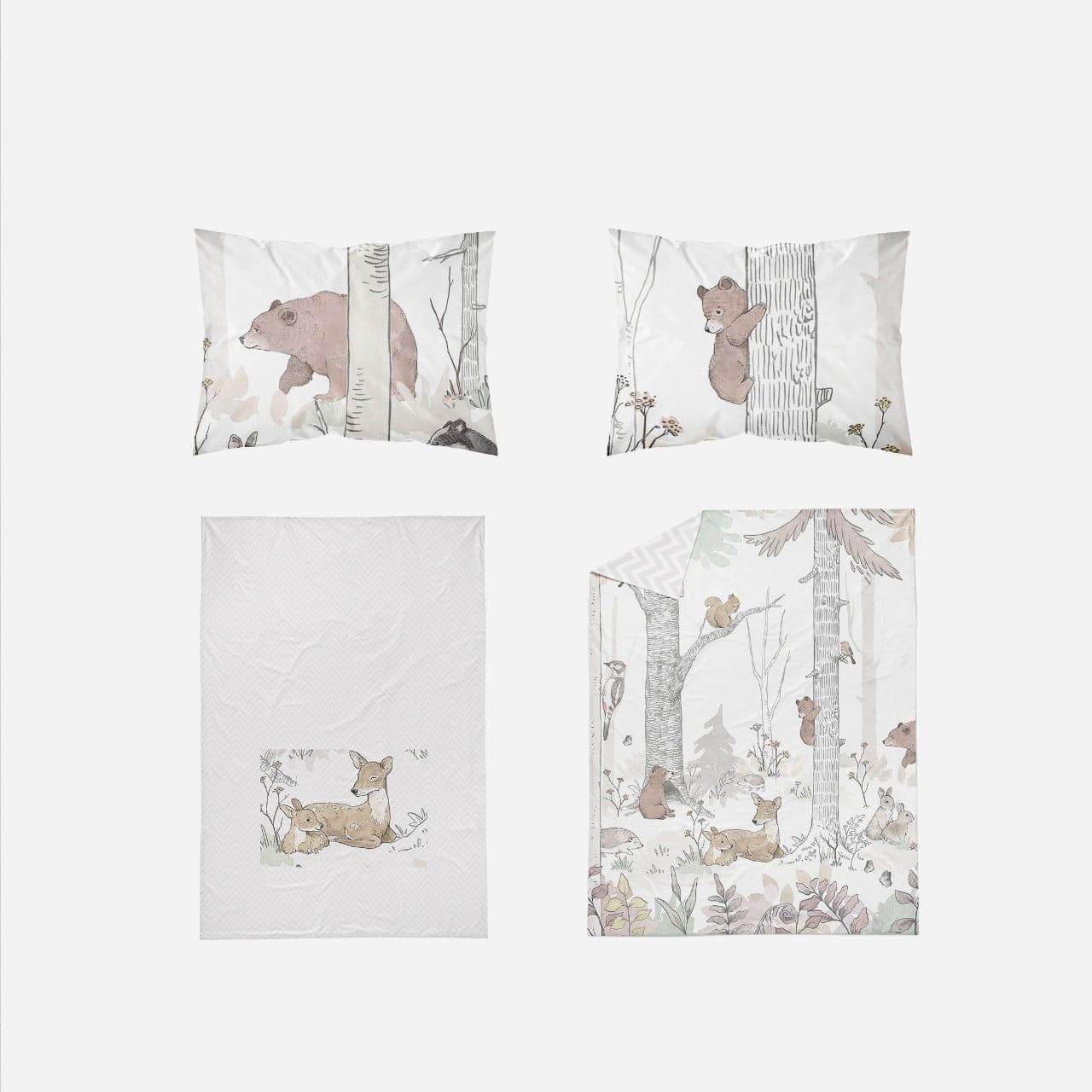 Blush Woodland Bed Set