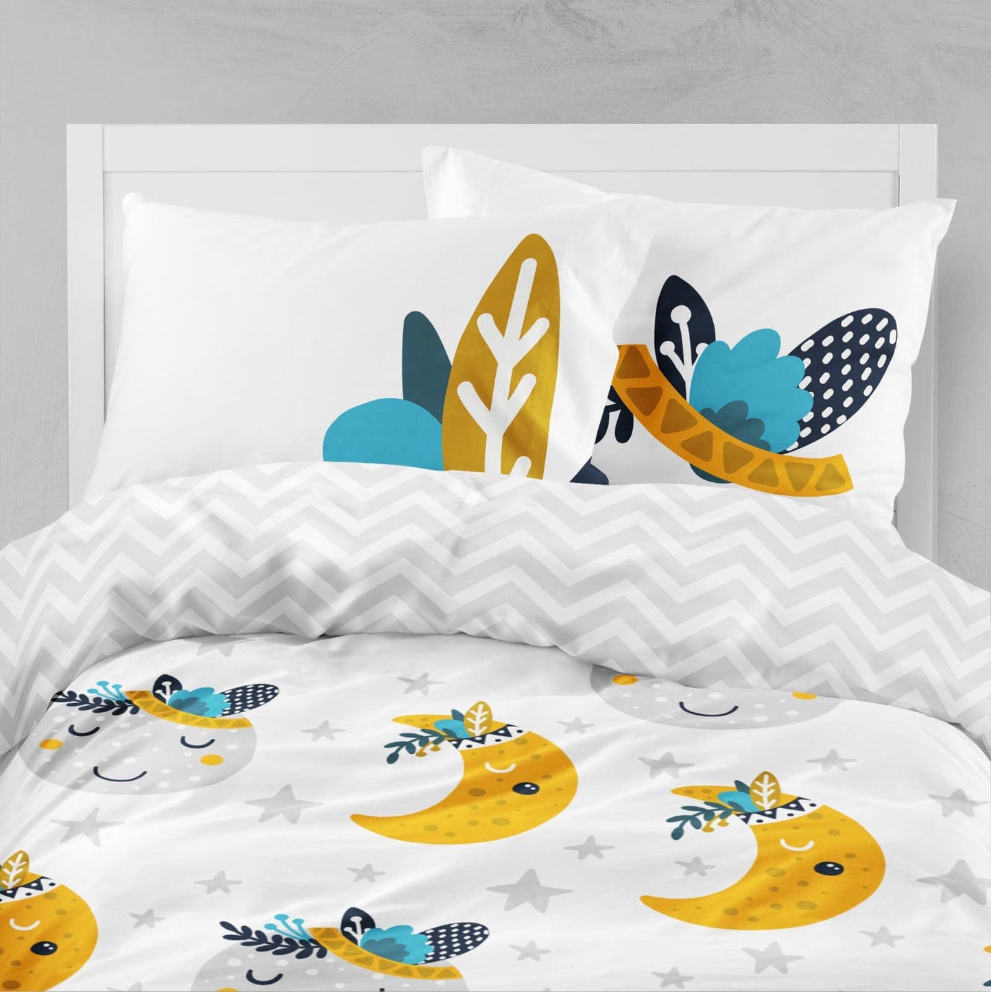 Moon and Crescent Bed Set