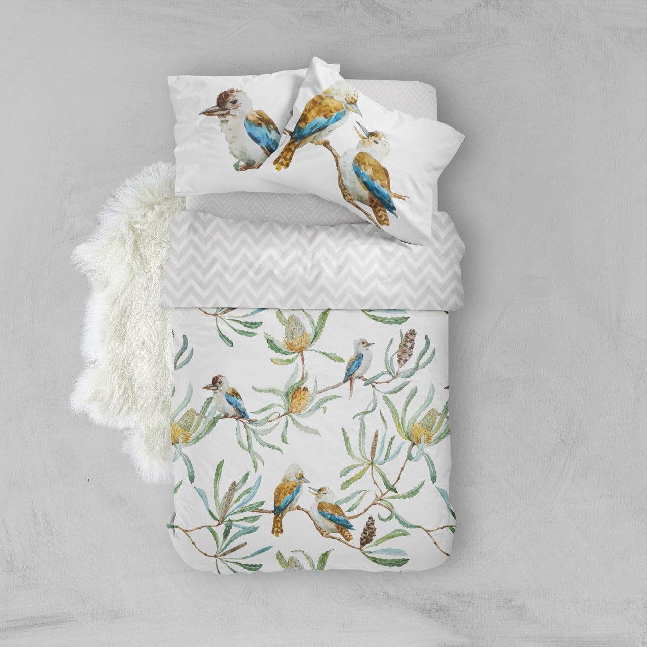 Bay-breasted Warbler Birds Bed Set