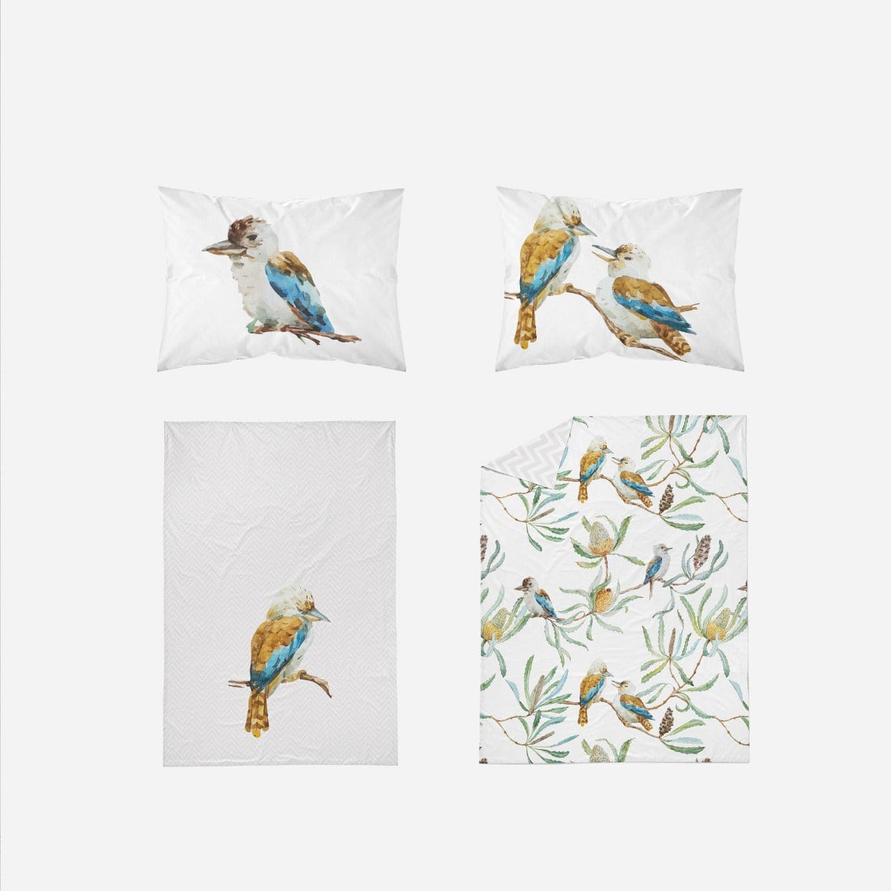 Bay-breasted Warbler Birds Bed Set