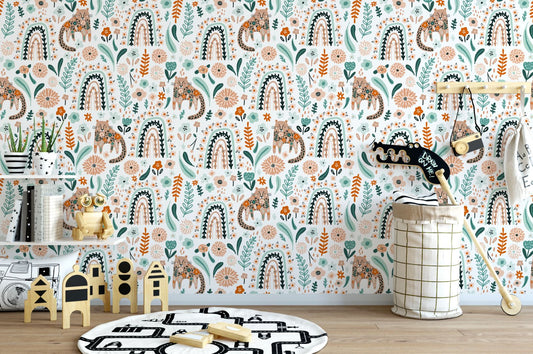 Little Blessings Cute Elephant Wallpaper (Creeper Plants)