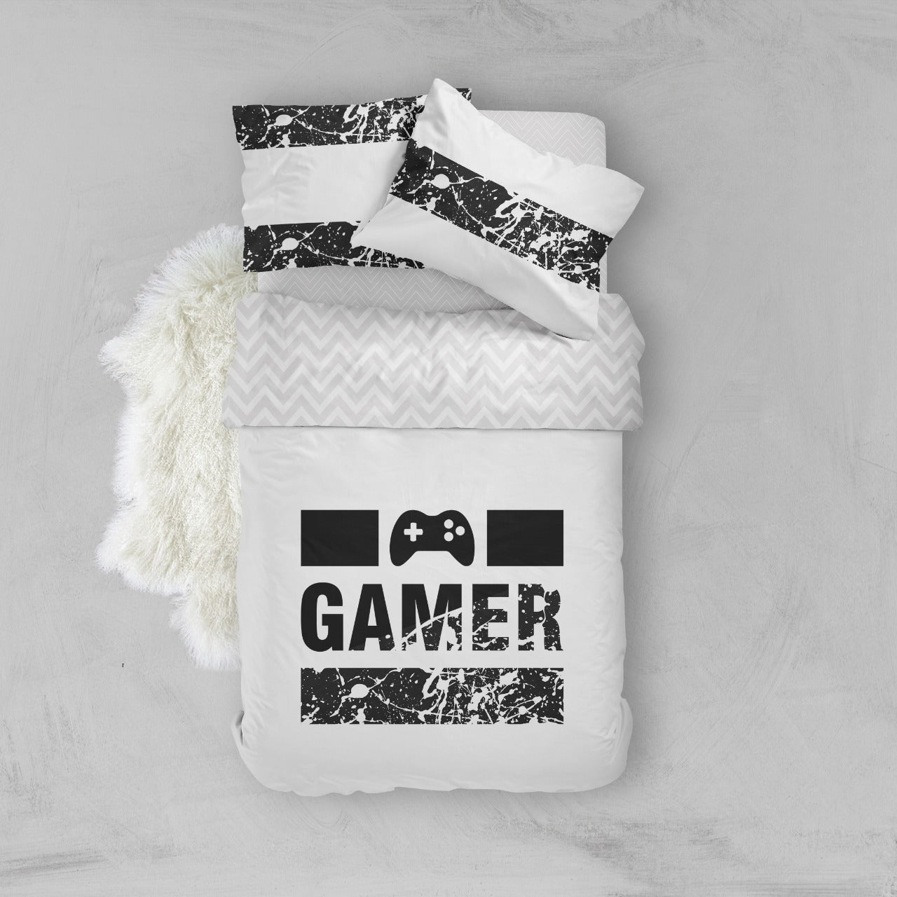 Little Blessings Gamer Black Bed Set