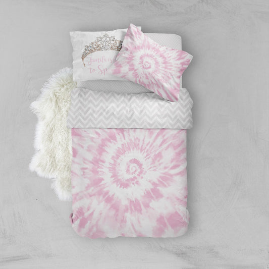 Little Blessings Pink Tie Dye Bed Set (Dye)