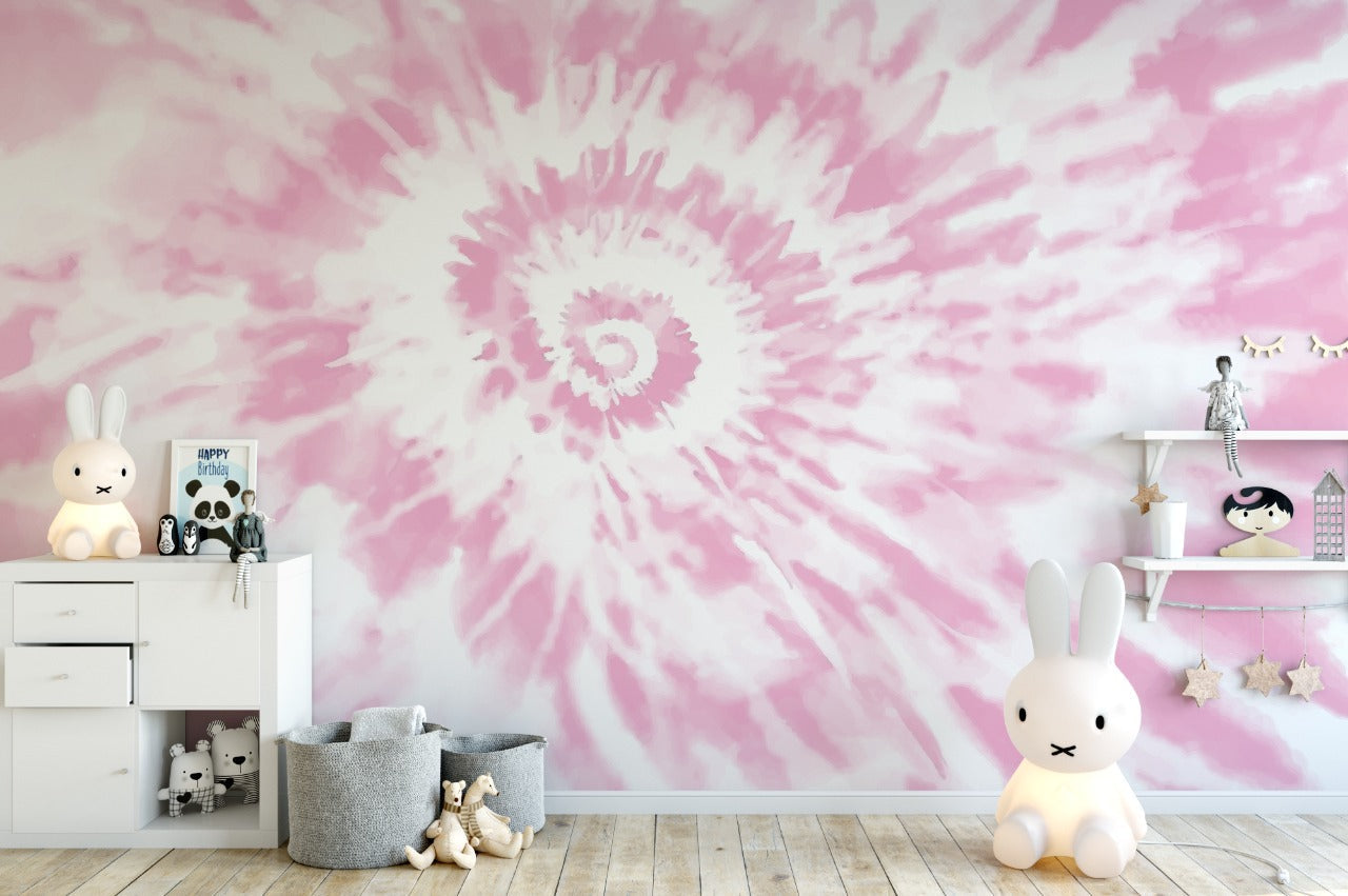 Little Blessings Pink Tie Dye Wallpaper (Dye)