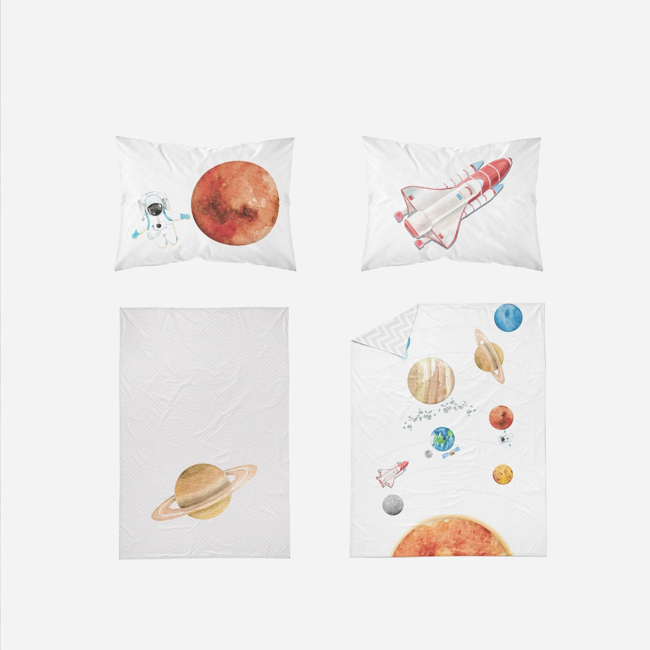 Little Blessings Solar System Bedsheet & Two Pillowcases Only