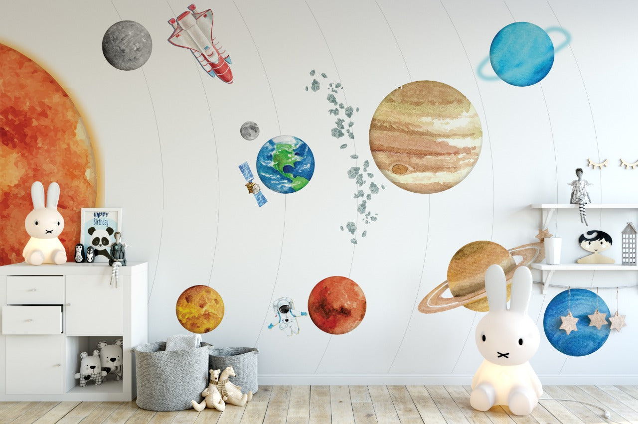 Little Blessings Solar System Wallpaper