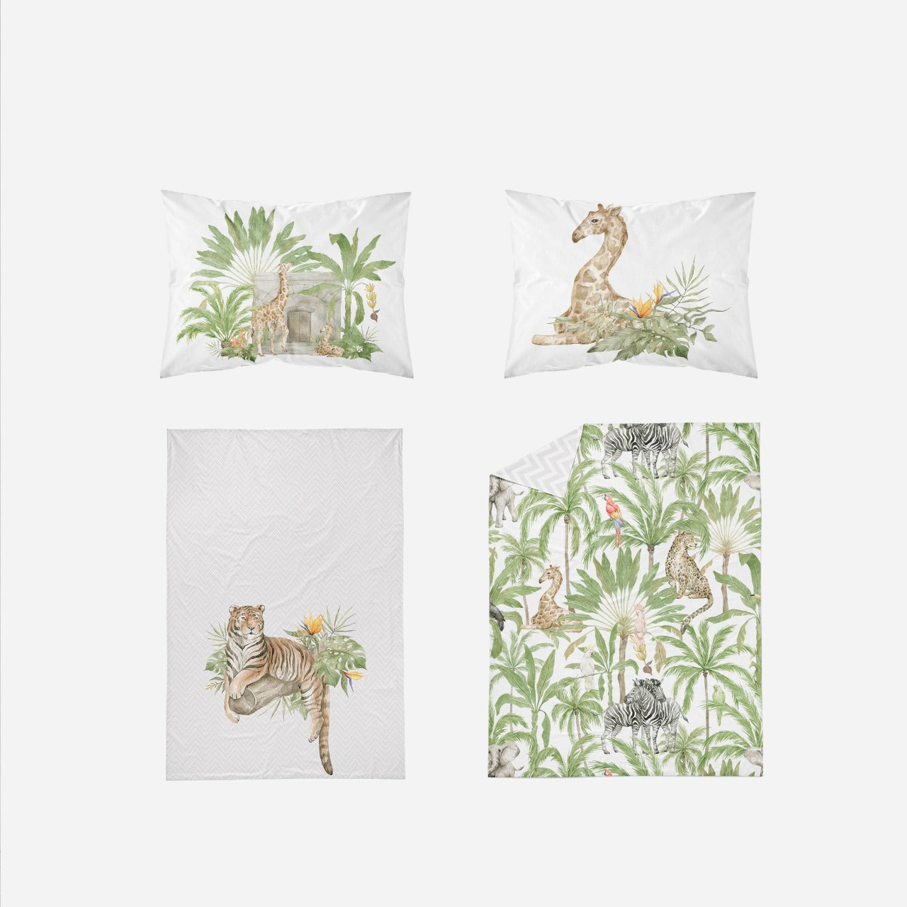 Little Blessings Tropical Paradise Bedsheet & Two Pillowcases Only