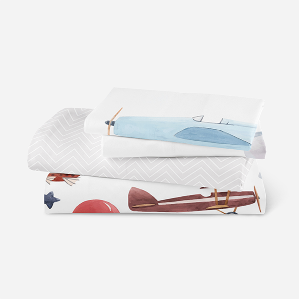 Elephant & Planes Bed Set