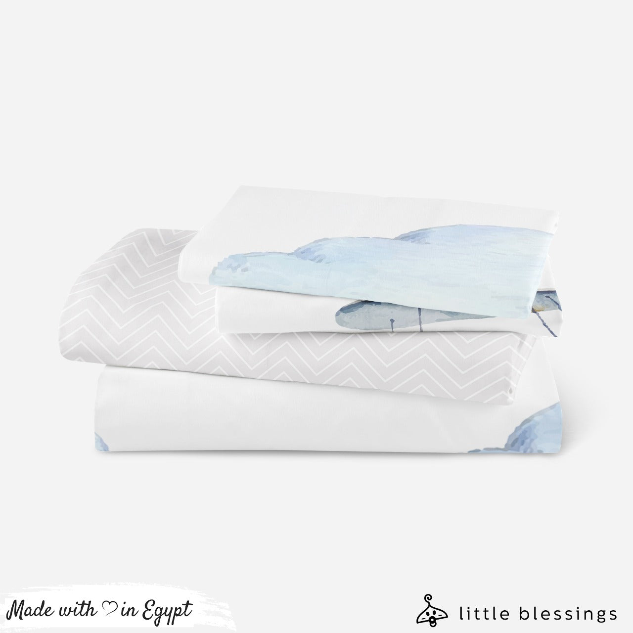 Watercolour Airplane Bed Set