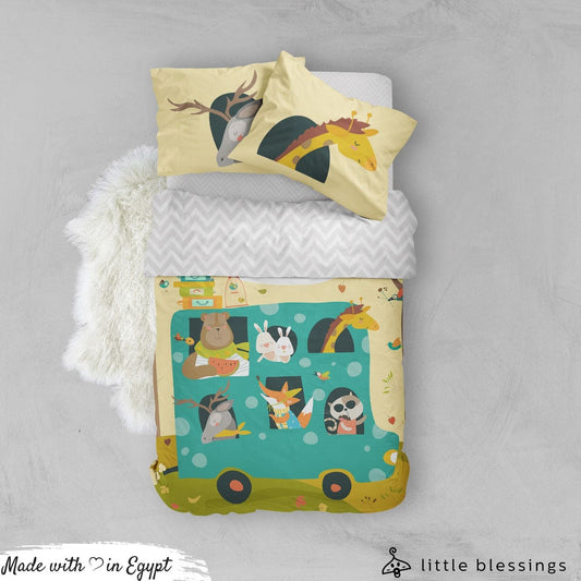 Animals Bus Bed Set