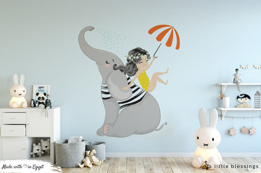 Elephant & Friends Wallpaper