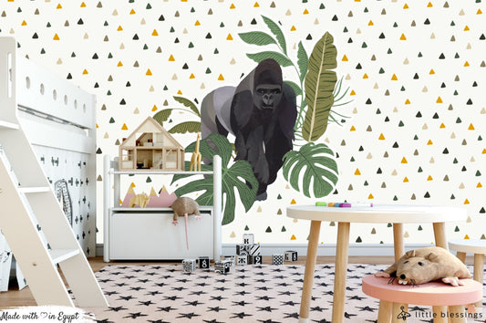 Forest Pattern Wallpaper (The Gorilla)