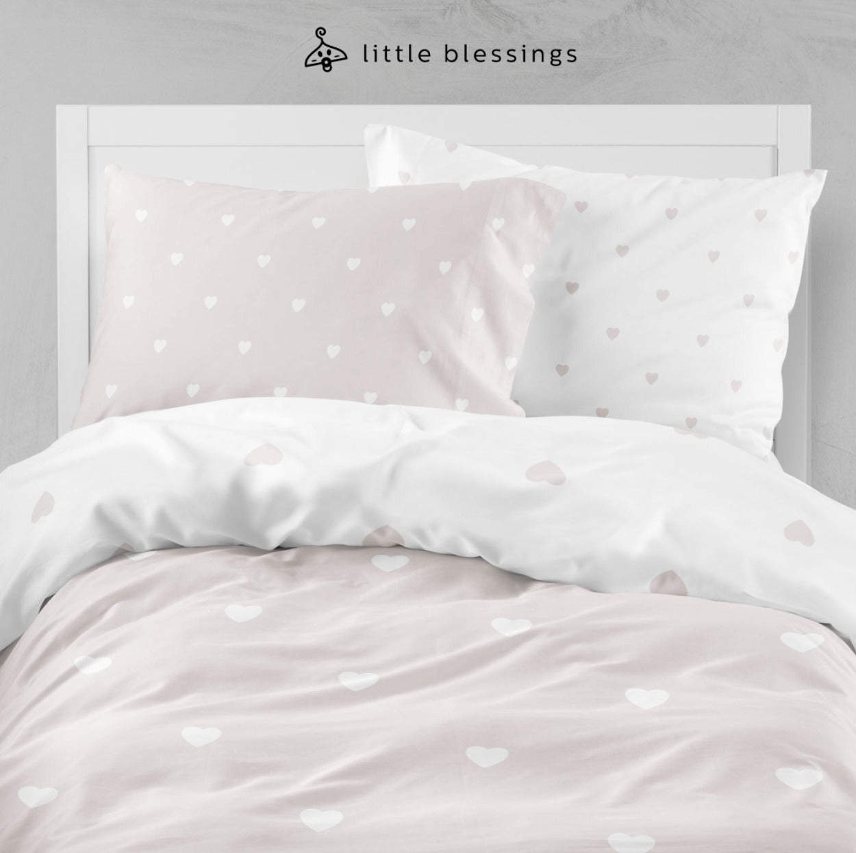 Dots & Hearts Bed Set