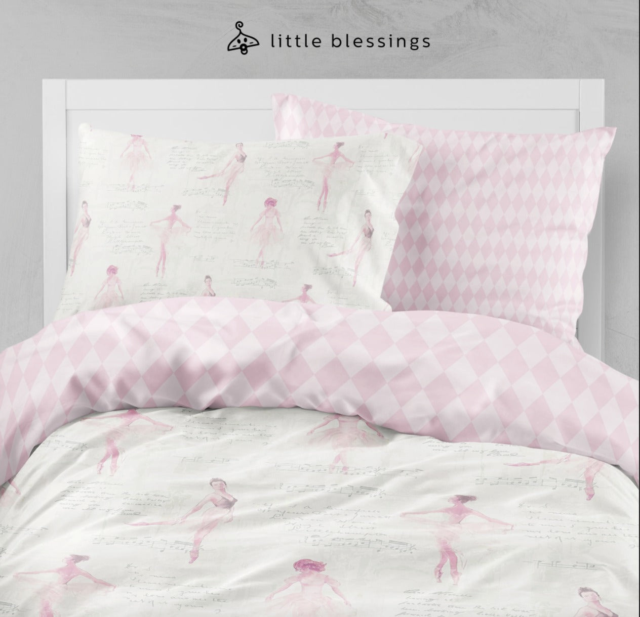 Pink Ballerina Bed Set