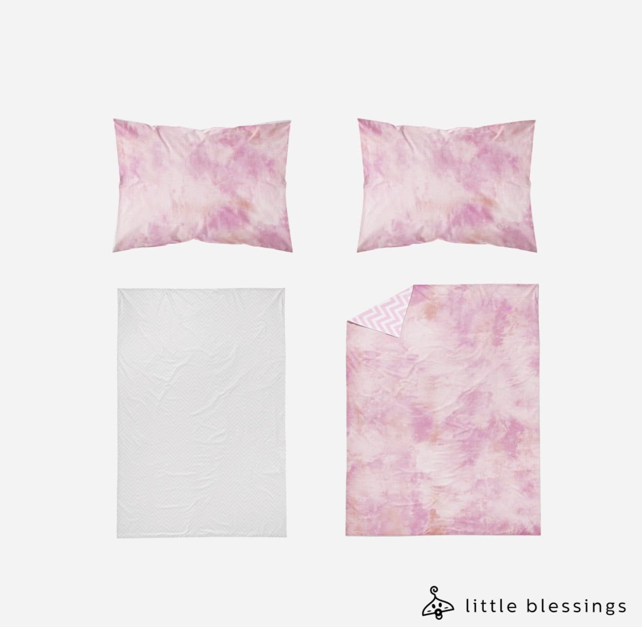 Pink Flourish Bed Set