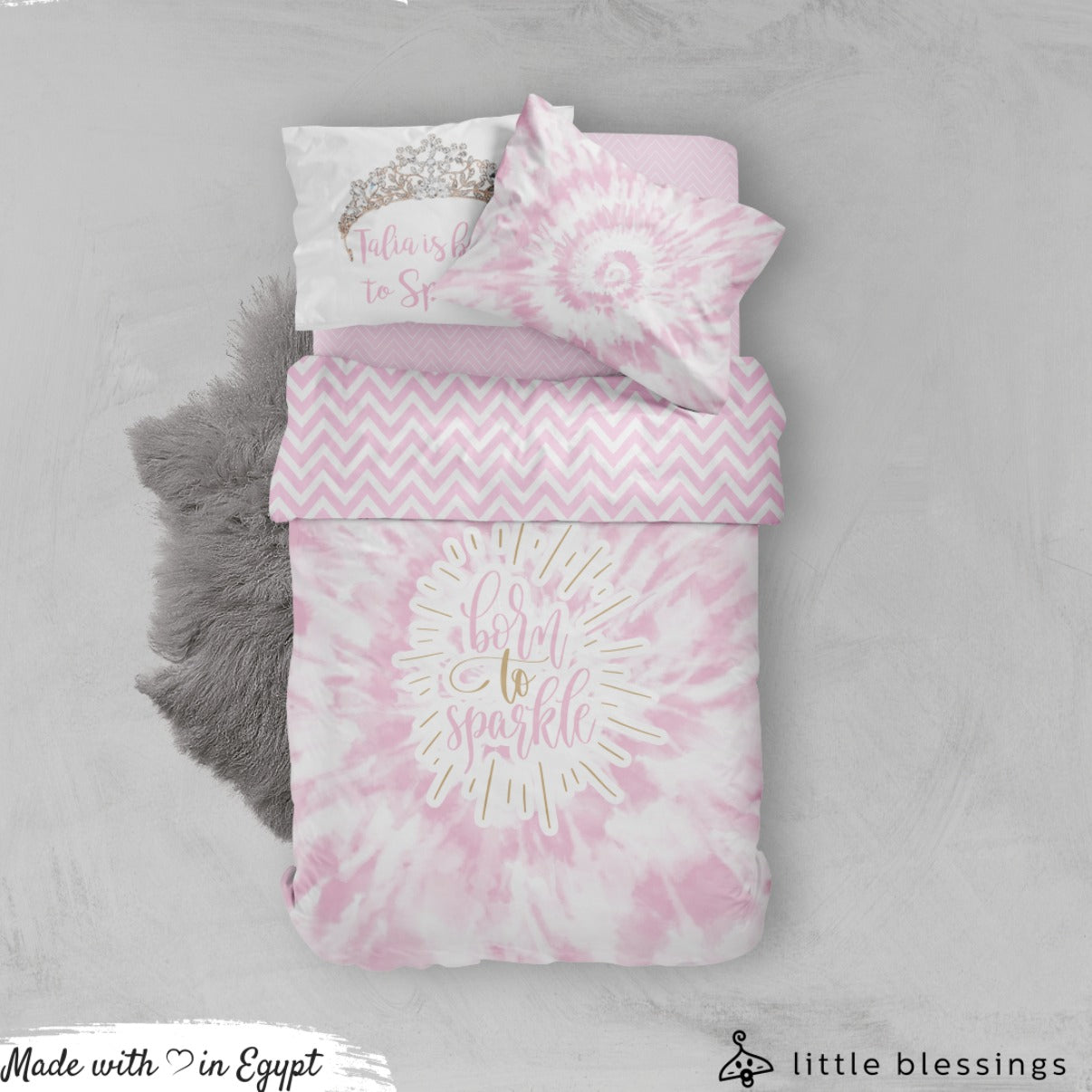 Born To Sparkle Bed Set