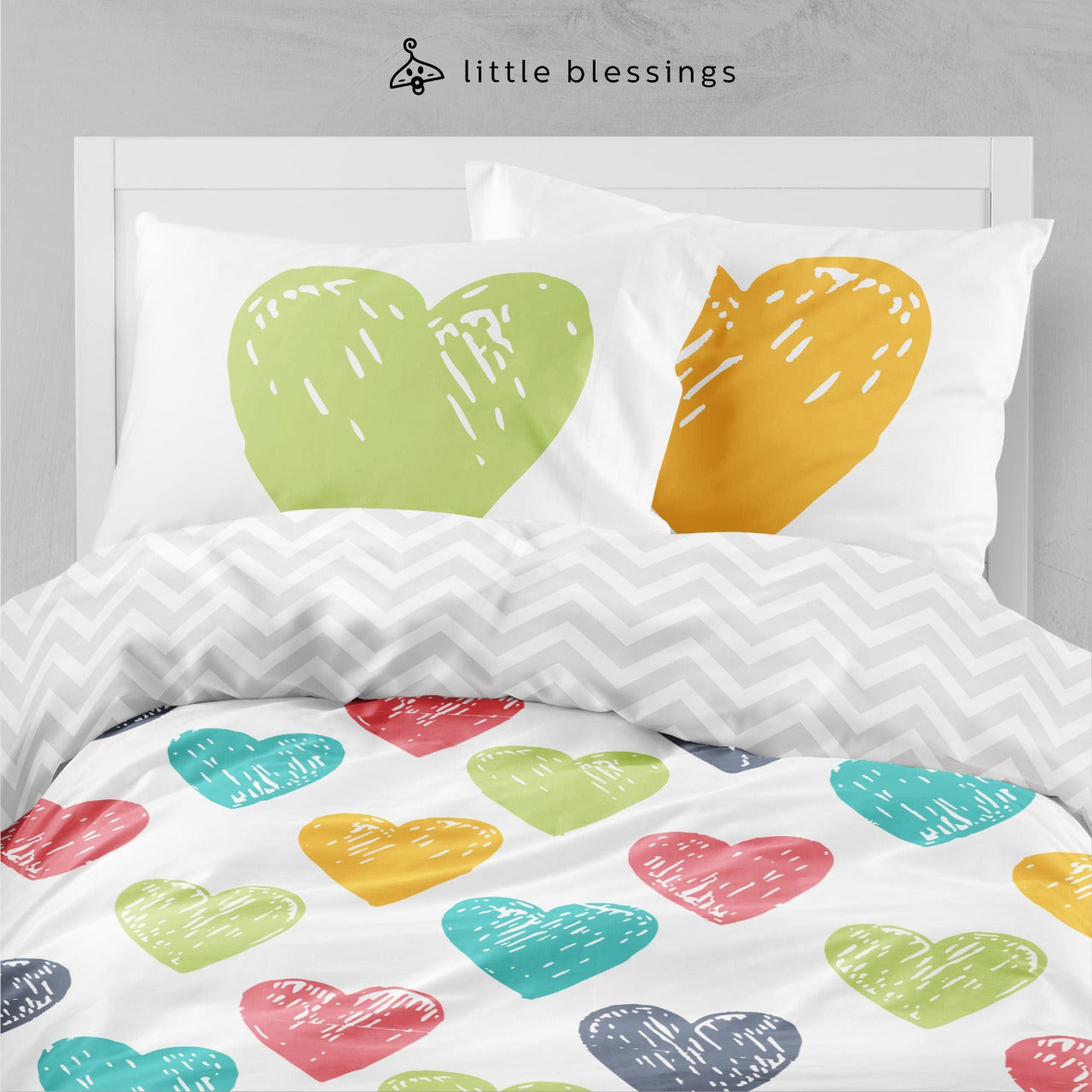 Hearts Bed Set