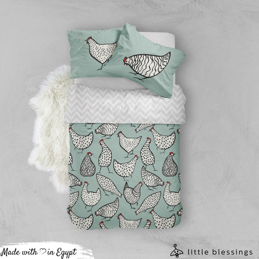 Hens Bed Set